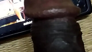 black,bukkake,cum,masturbating